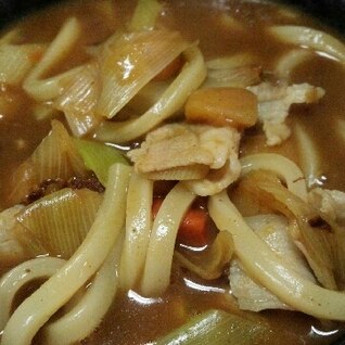 レトルトカレーで！カレーうどん♪